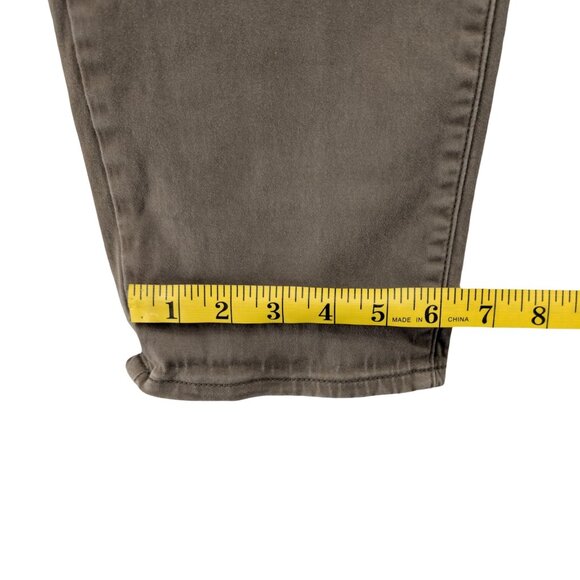 Lucky Brand 121 Slim Straight Jeans Mens Brown Cotton Stretch Denim Size 33x32 - Picture 12 of 13